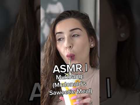 ASMR McDonald's Mukbang | #shorts