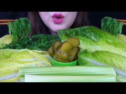 HEALTHY EATING ASMR Raw Veggie Platter - EXTREMELY SATISFYING Crunchy Sounds!
