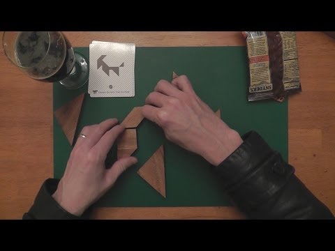 (ASMR) Tangram Puzzle Solving