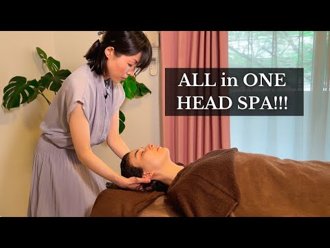 ASMR I got THE BEST ALL in ONE HEAD SPA in FUKUOKA, JAPAN!!! (SOFT SPOKEN)