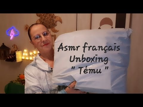 Asmr français, unboxing " Tému "