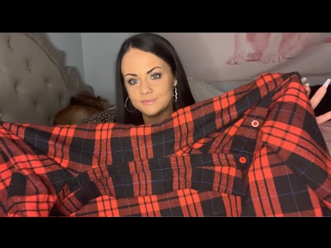 ASMR Boohoo clothing haul & face product haul