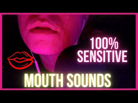 ASMR - 100% Sensitive Wet Mouth Sounds 👄 (brain tingles, sticky sounds, deep sleep)