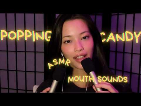 ASMR Ear to Ear Mouth Sounds 🍬✨Popping Candy 🎧 Super Sensitive Tingles for Sleep