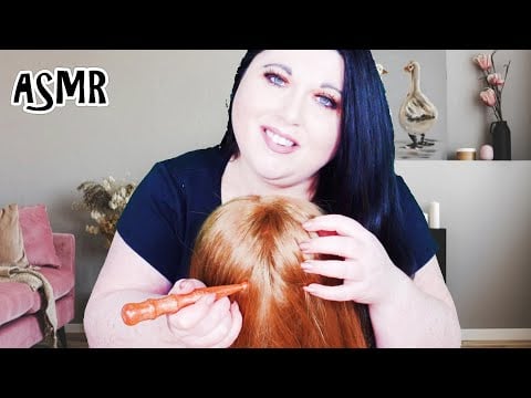 ASMR Relaxing Scalp Massage For Headache Relief (Tools, Scalp Scratching, Long Nails, Hair Play)