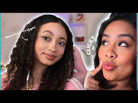 ASMR- ASSORTED TRIGGERS WITH EVE 🩷 SPOON+ TAPPING + CLICKY