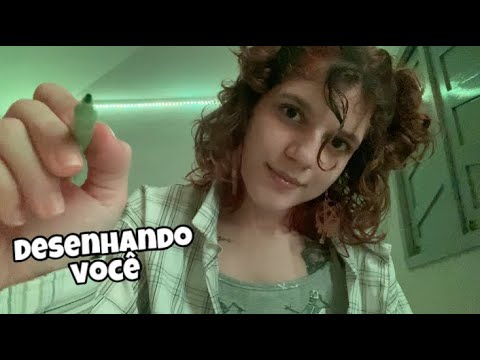 NAMORADA DESENHANDO VOCÊ || ASMR ROLEPLAY