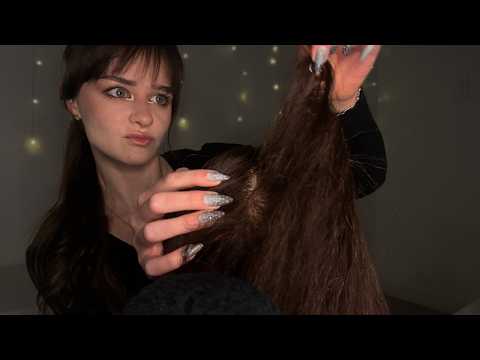 Fast + Aggressive Scalp Check & Massage (Scratching, Plucking, Tapping) Soft-Spoken [ASMR]