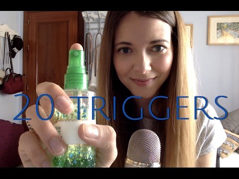 ASMR. Reto 20 triggers. Mi mejor video de ASMR. Español