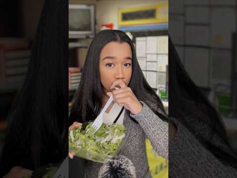ASMR Teacher Talks to You About Your Grades While Eating an Onion Salad #asmr #shorts #shortvideo