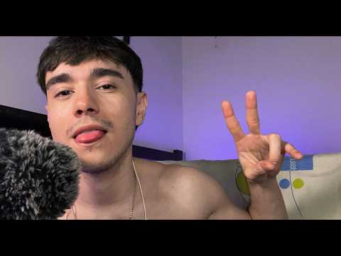 Personal Attention Spit Painting, Scratching & Mouth Sounds 👄 ASMR