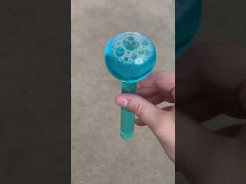 Satisfying ASMR Face Ice Globes: Gloopy & Water #shorts