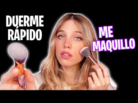 ASMR ME MAQUILLO PARA MI CITA 💄 Duerme rápido mientras me maquillo (Sonidos de brochas y más)