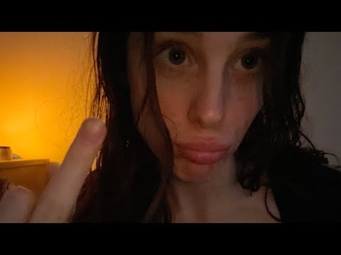 ASMR painting my nails while slowly losing it (random rambling)