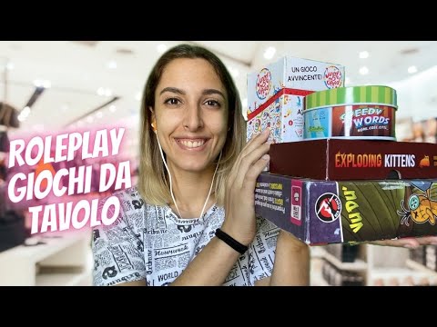 Roleplay commessa negozio giochi da tavola 🎲 SOFT SPOKEN | ASMR ITA