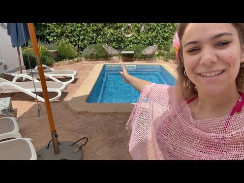 ASMR IN MALLORCA!! Air tracing, screen tapping, visual/ vortex hand movements ☀️🌴🏝️