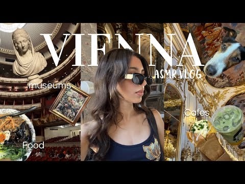 My Solo Trip To Vienna 🇦🇹- ASMR Vlog ⋆˚꩜｡