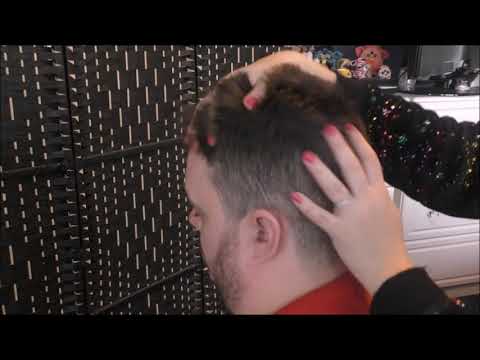 Old Skool ASMR ! Couple Pamper! Back Trace/ Brushing/ Scalp Massage etc .. Feat. Nathan123 !