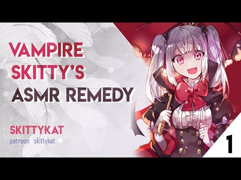 ASMR || Vampire Skitty's Remedy ~ soft brushies
