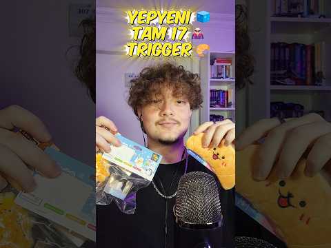 ASMR 🧊 YENİ ALDIĞIM TAM 17 TRIGGERI DENİYORUZ 🥐 #asmr #shorts #triggers