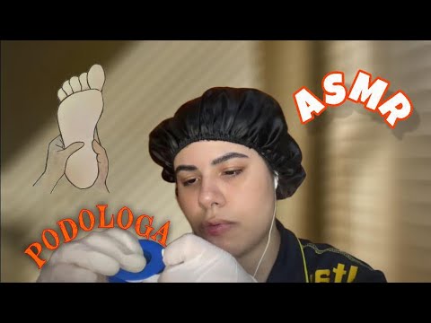 ASMR| Cuidando da sua unha encravada (Podologa maluca)