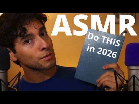 [ASMR] My New Years Bingo (whispers + tapping)