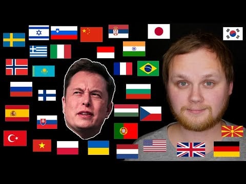 ASMR whispering - 🧠 Elon Musk 🚀in different languages