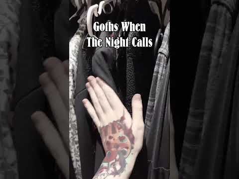 Goths when the night calls for justice #goth #gothic