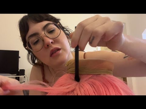Asmr | Diretora tratando seu cabelo