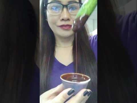 CUCUMBER WITH CHOCOLATE #everyone #mukbang #shortsfeed #food #challenge #eating #cucumber