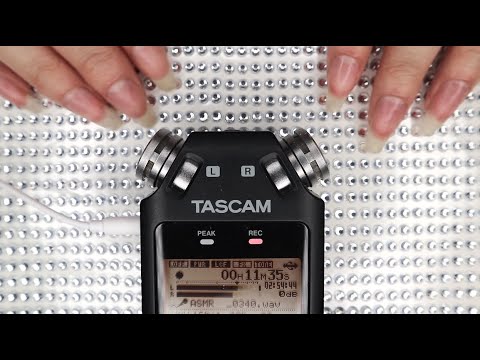 ASMR Rhinestone Scratching (No Talking) | tascam dr05 | ASMRhing