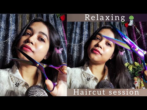 ASMR~MOST RELAXING HAIRCUT SESSION💇🏾‍♀️