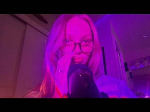 ASMR IN SPANISH (TRIGGER WORDS, UP-CLOSE WHISPERING, MIC SCRATCHING)