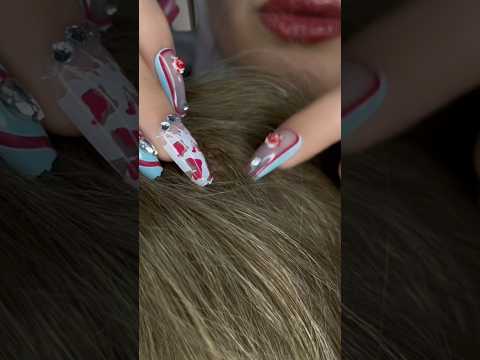 Hair check 💆🏻‍♀️ #asmr #tingles #satisfying #visualtingle #shorts