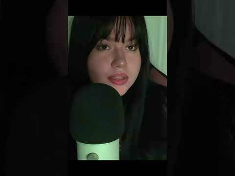 crisp nail tapping with mouth sounds and visuals #asmr