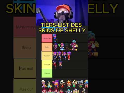 ASMR BRAWL STARS ! TIERS-LIST DES SKINS DE SHELLY 😴 #asmr #brawlstarsgame #brawlstars  #mouthsounds