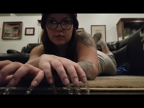 ASMR- MAX TINGLES Floor Scurrying/Scratching & Tapping 💖 LONG Nails 💖