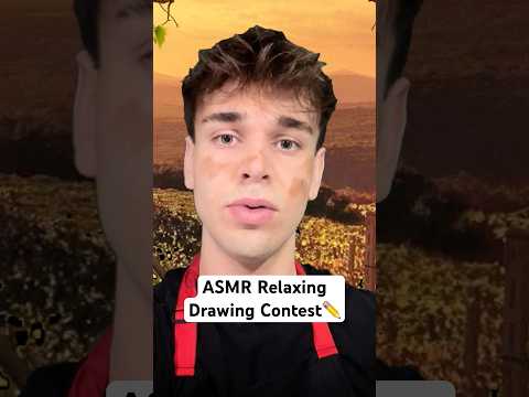 ASMR Relaxing Drawing Contest Roleplay✏️ Check it out now😴 #asmr #relax #asmrforsleep #asmrdrawing