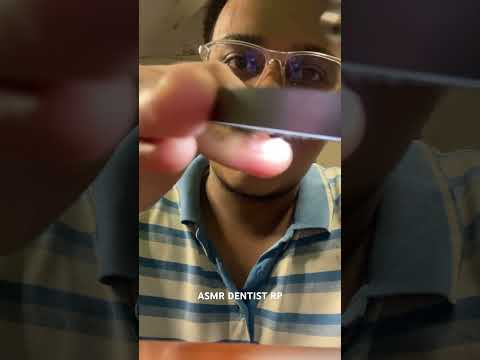 ASMR 1 minute Dentist RP 🦷👨‍⚕️