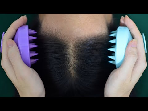 ASMR Relaxing Head Massage For Headache, Head Scratching Tingles Fall Asleep
