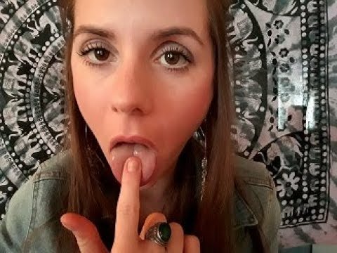 ASMR intense mouth sounds close up - semi inaudible - unintelligible WHISPER