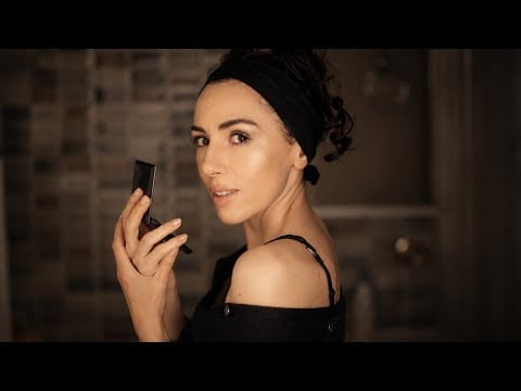 ASMR Cosy Getting Ready For A Night Out 🖤 soft spoken makeup application