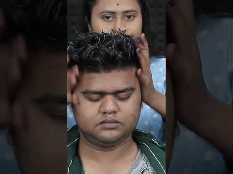 Female Barber Fire Therapy ASMR Massage #shorts