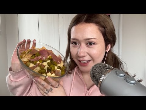 asmr comiendo papitas hediondas + conversando