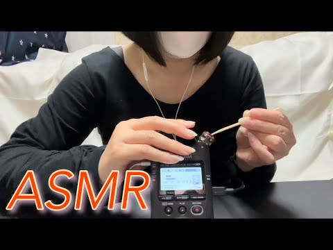 【ASMR】シンプルに綿棒と耳かきを使った、とっても気持ちがいい優しい耳かき☺️✨️ Gentle ear cleaning using cotton swabs and ear picks👂*ﾟ