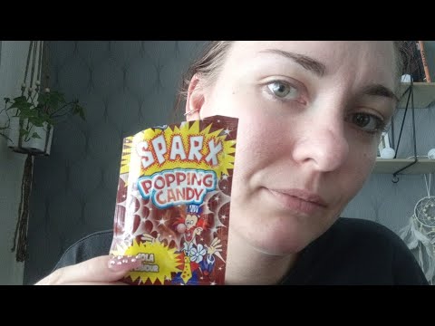 ASMR- Popping candy ramble including mouth sounds