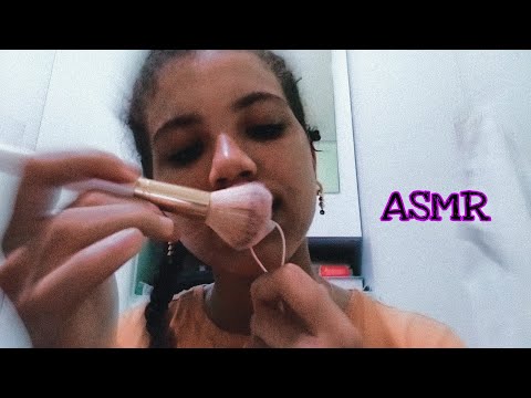 ASMR - PINCEL NA TELA E NO MIC + SONS DE BOCA || VÍDEO PARA TE CAUSAR RELAXAMENTO E SONINHO 😴