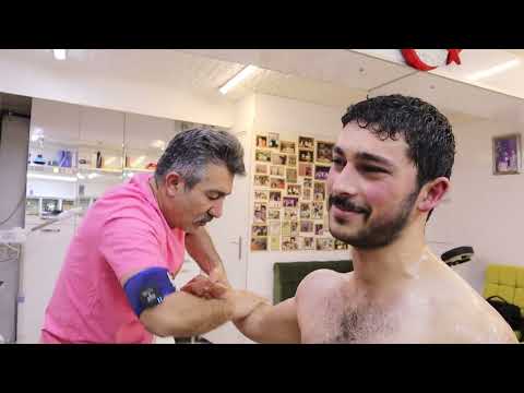 EXCELLENT MASSAGE/BEST BODY AND FOOT MASSAGE WITH ASMR MUNUR ONKAN ,HAIR CARE WITH GRATEDSOAP