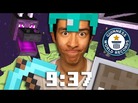 ASMR but I speedrun Minecraft in 9:37...