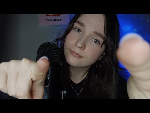 ASMR toco tu carita, hand movements, mouth sounds e bônus 